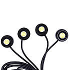 Денні ходові вогні-строби ДХО, стробоскоп 2 в 1 на 4 діоди 16 РЕЖИМІВ СТРОБОСКОПІВ, фото 6