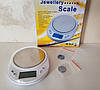 Ювелірні ваги jewellery scale 0.01-200g з чашею, фото 11