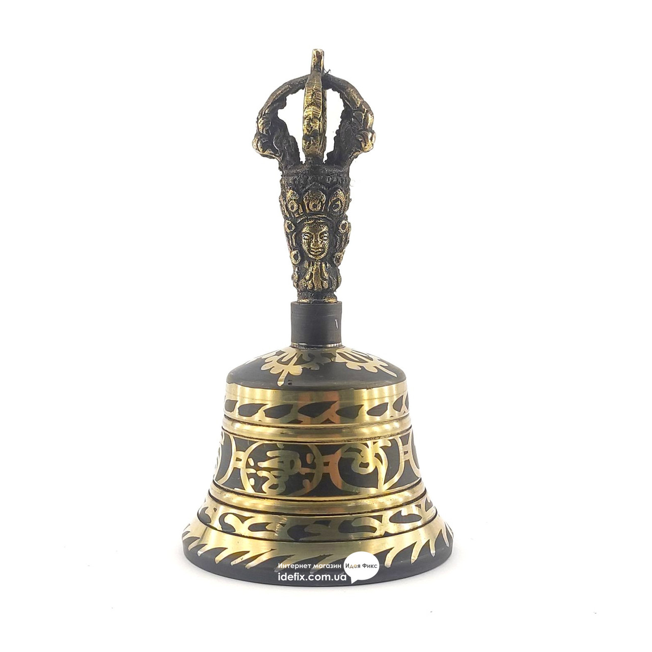 Тибетський дзвін бронзовий d-6,8 h-12,5см 0,2 кг (23500)