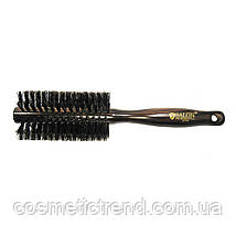 Щітка-брашинг для волосся дерев'яна з натуральною щетиною Salon Professional 2272fm, фото 5