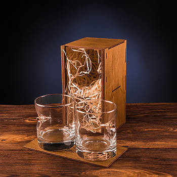 Набір 2-х склянок для віскі з кулею 7.62 мм