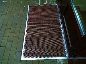 Універсальне модульне підлогове покриття Хвиля-15 коричневе
