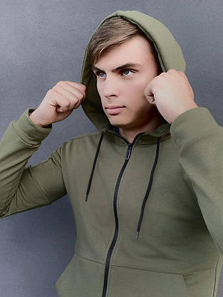 Костюм чоловічий спортивний Cosmo Intruder хакі Кофта толстовка + штани осінній весняний річний, фото 2