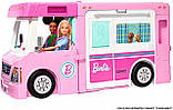 Ігровий набір Барбі Кемпер фургон-трансформер для подорожей Barbie 3-in-1 DreamCamper Vehicle Mattel GHL93, фото 2