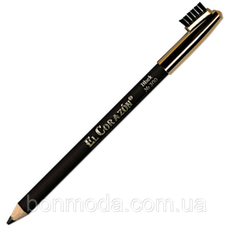 El Corazon олівець для брів "Black" (Чорна) № 300