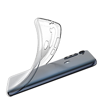 Ультратонкий чохол для Motorola Moto G8 прозорий, фото 2