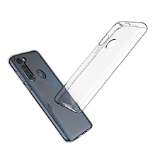 Ультратонкий чохол для Motorola Moto G8 прозорий, фото 3