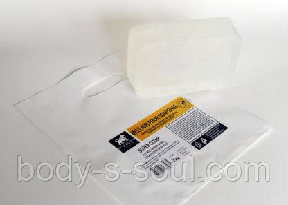 Прозрачная основа для мыла,SLS FreeCrystal,ро-ль Forbury Direct(Англия)ЗАВОДСКАЯ УПАКОВКА 1 кг - фото 1 - id-p1245276688