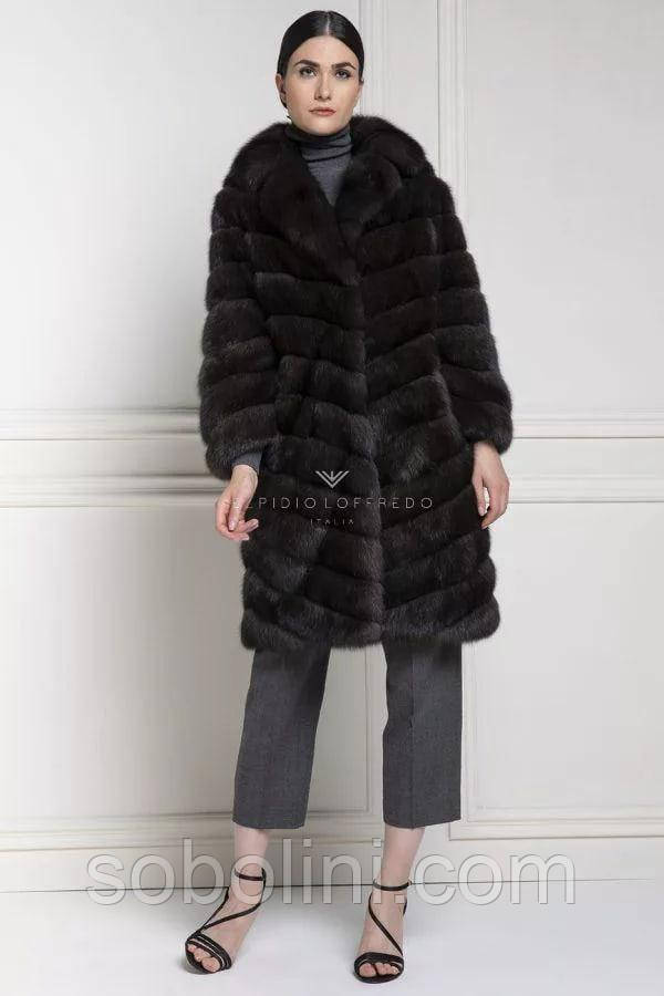 Шуба в наявності із соболю, сивина 3, фото 1