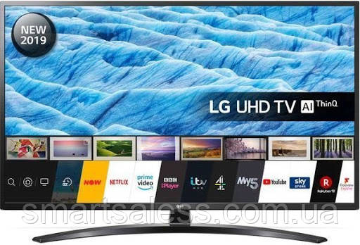 Телевізор LG 65UM7450, Матриця IPS, Роздільна здатність екрана 3840 × 2160, Smart TV, Wi-Fi, webOS, Magic Remote