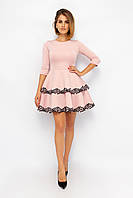 Нарядное женское платье Bodyform розовое