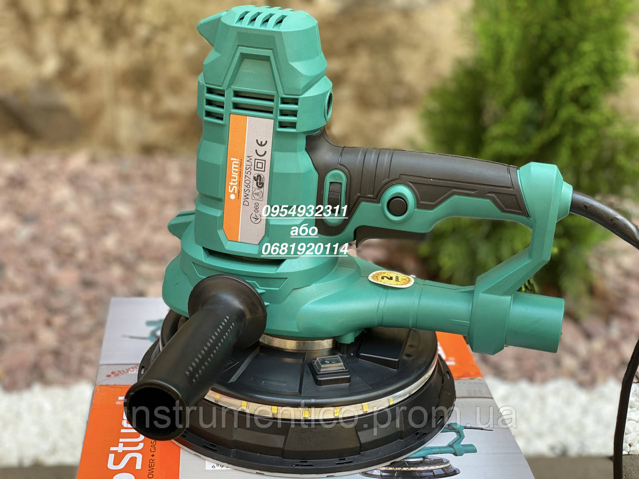 Шлифмашина для стен и потолка Sturm DWS6075SLM