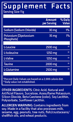 Амінокислоти USN Amino BCAA Plus 30 порц., фото 3