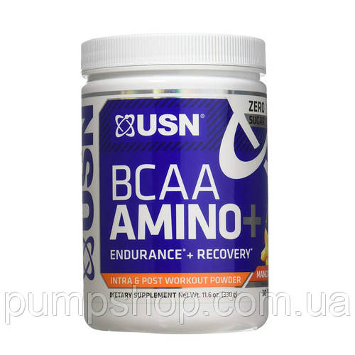 Амінокислоти USN Amino BCAA Plus 30 порц.