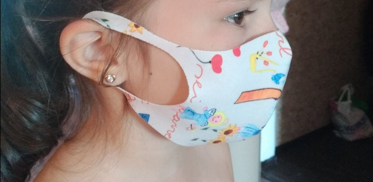 Захисна маска Пітта PITTA MASK Багаторазова Дитяча Підліткова, фото 1