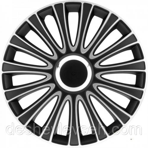 Ковпаки Argo R13 LEMANS PRO silver black (чорний, хром кільце), (ARGO)