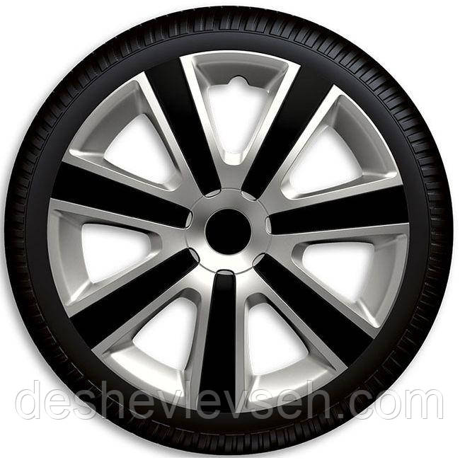 Колпаки Argo R15 VR silver black ("карбон" спицы), (ARGO)