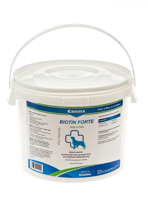 Canina Biotin Forte; 600 таб (для шкіри та шерсті)