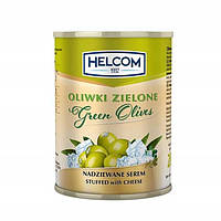 Оливки зеленые фаршированные сыром, Helcom 300 г Польша
