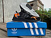 Чоловічі кросівки Adidas Nite Jogger чорні, фото 7