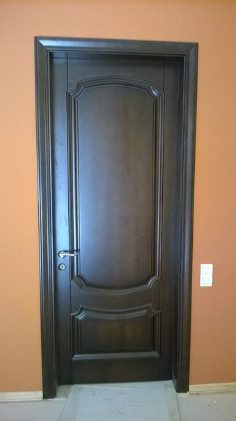 Двері кімнатні деревяні вільха зі склом - фото 7 - id-p880355