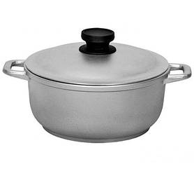 Каструля алюмінієва лита з кришкою 4 л БІОЛ К401