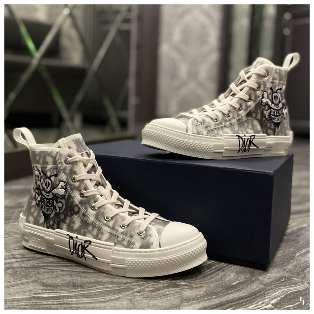 Кросівки Dior B23 High-Top And Shawn, кросівки діор б23 хайтоп, кеди Dior and Shawn, кеди Dior B23 High-Top, фото 1