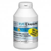 Eye Q — комплекс омега-3, омега-6 і гамма-ліноленової кислоти, 400 кап.