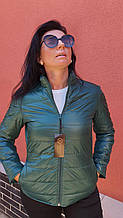 Куртка жіноча стьобана на змійці