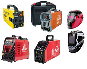 Зварювальні апарати, маски і приладдя