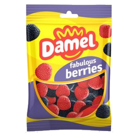 Желейні цукерки Damel Fabulous Berries без глютену 100 г Іспанія