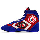 Борцовки замшеві для самбо Zelart Velo Series 5800 розмір 41 Red-Blue-White, фото 5