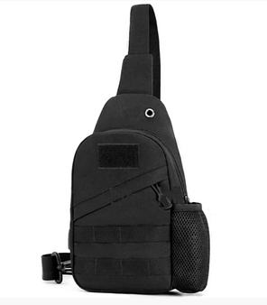 Сумка тактична через плече USB2 HLV Black, фото 4