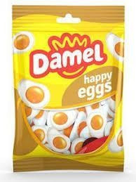 Желейні цукерки Damel Happy Eggs без глютену 100 г Іспанія