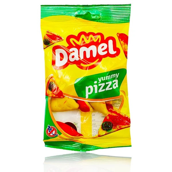 Желейные конфеты Damel Yummy Pizza без глютена 100 г Испания - фото 3 - id-p1245384600