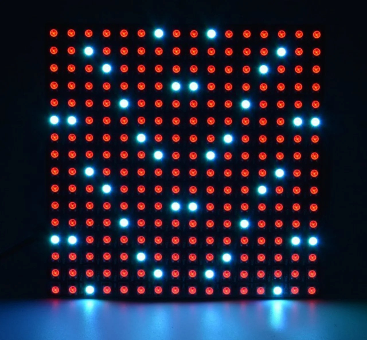 LED гнучка матриця WS2812B на світлодіодах 5050, 16х16(256LED), 5В