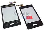 Сенсорний екран (тачскрін) для LG E400 Optimus L3 Black