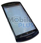 Sony Ericsson MT15i, MT11i Передня панель, Black-Blue, original (PN:1239-7135)