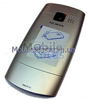 Nokia X2-01 Крышка АКБ, Silver, original (PN:0258016)