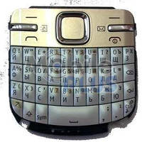 Nokia C3-00 Клавіатура набору номера RUS/ENG QWERTY, Gold, original (PN:9791V16)