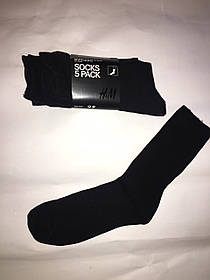 Чоловічі шкарпетки H&M, розмір 40-42, пачка 5 шт.-ціна 200 грн