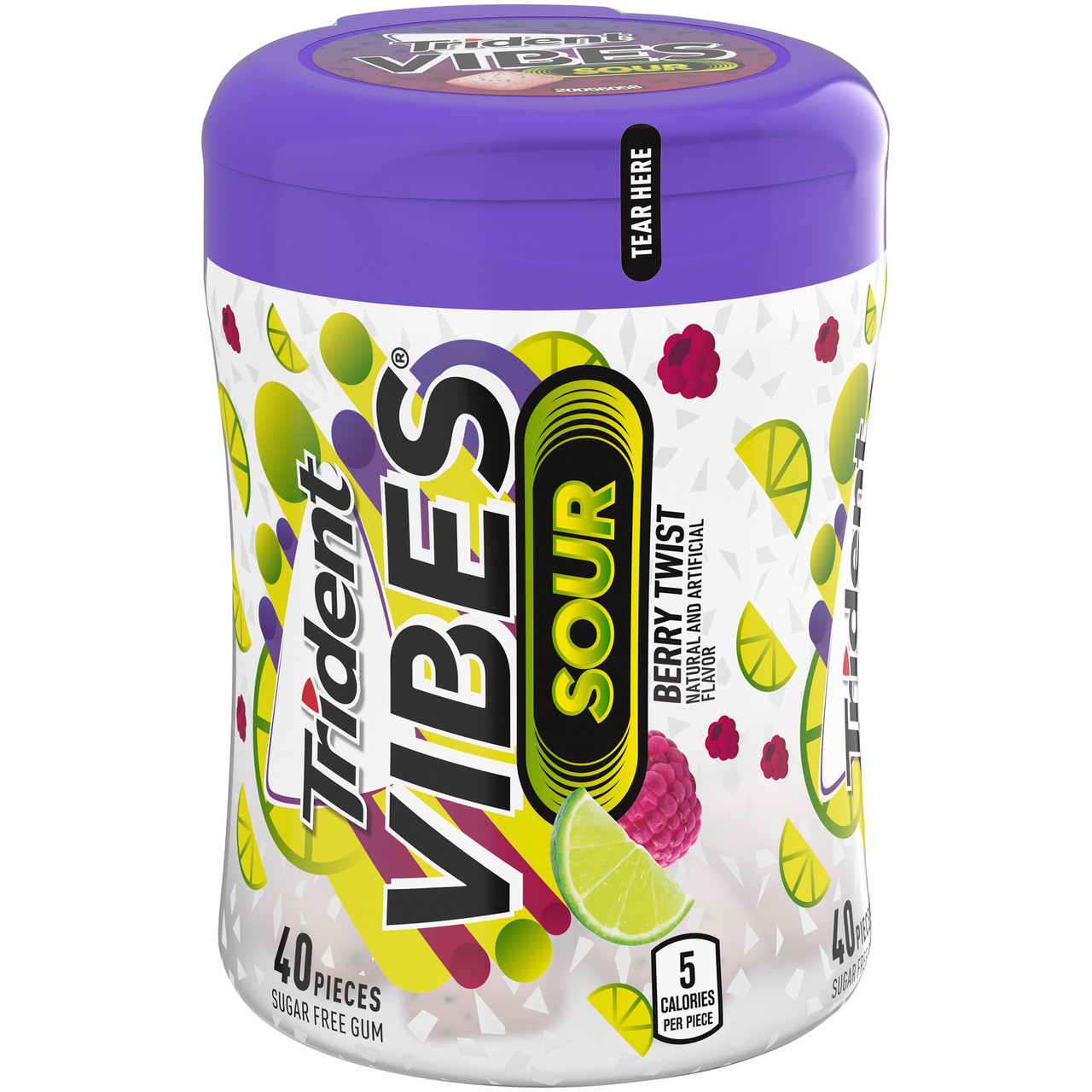 Trident Vibes Sour Berry Twist 40pc