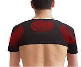 Корсет AOLIKES для корекції постави унісекс XL чорний 01361, фото 6