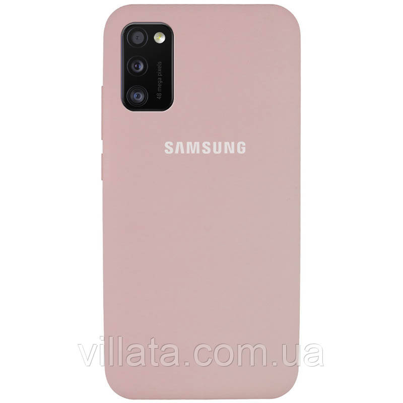 Чехол Silicone Cover Full Protective (AA) для Samsung Galaxy A41 Розовый / Pink Sand - фото 1 - id-p1245430720