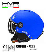 Горнолыжный шлем HMR helmets Colori H3 с визором S (55/56) синий Neon blue 023-S