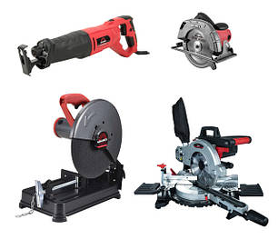 Пили (циркулярні, торцювальні, монтажні, шабельні)