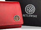 Жіночий шкіряний гаманець Betlewski з RFID 17,7 х 9 х 2,3 (BPD-BF-13) - червоний, фото 7