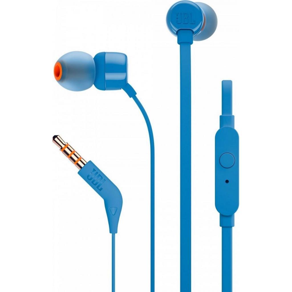Навушники з мікрофоном JBL T110 Blue
