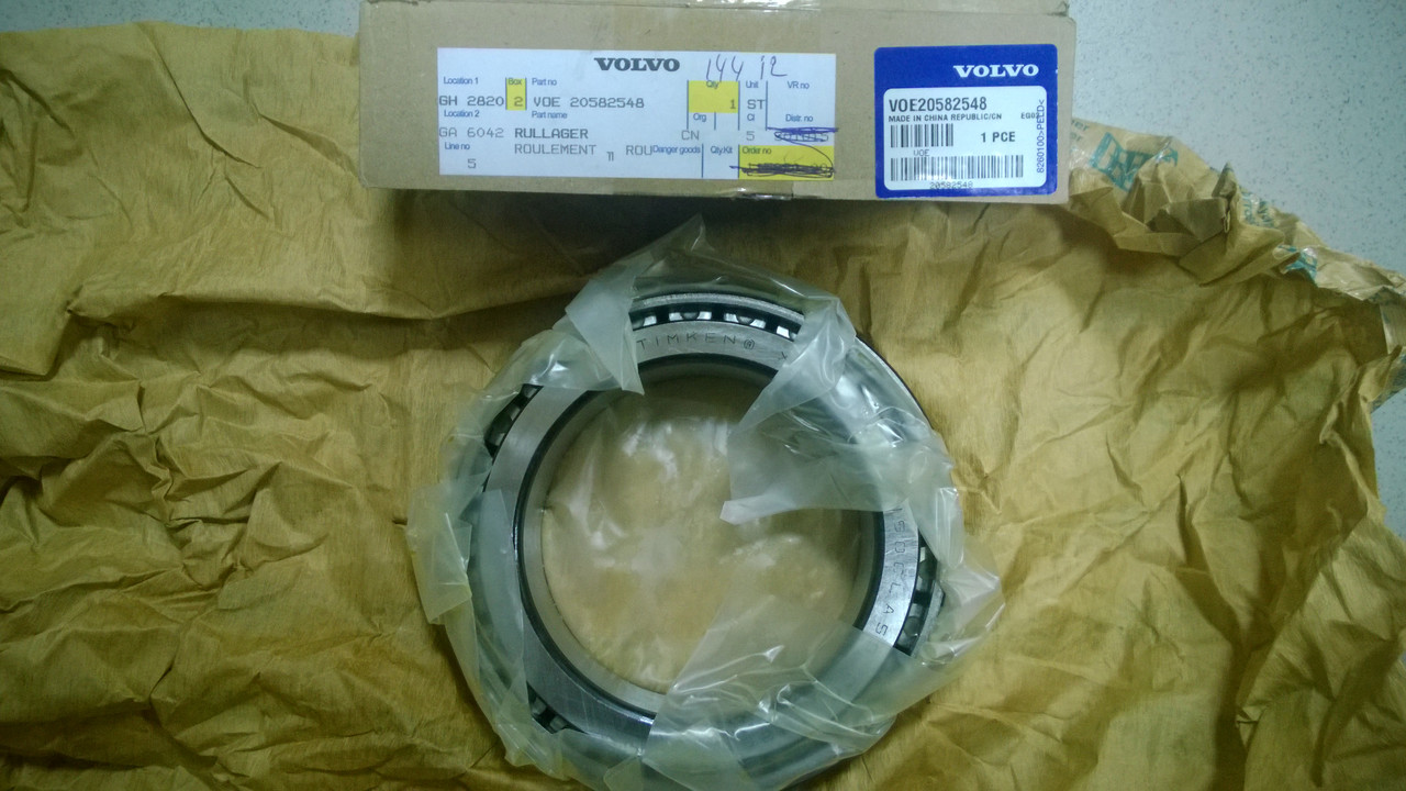 Підшипник редуктора VOE20582548 (Roller bearing) для Volvo A35