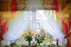 Фото Тюль "Бабочки с Цветами" 2